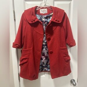 Pink Martini rust jacket/coat
